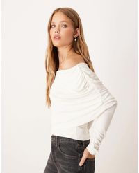 Gina Tricot - – langärmliges cape-oberteil - Lyst