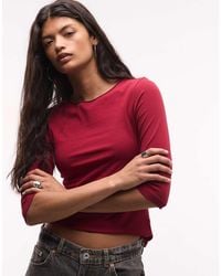 Weekday - Slim Three Quarter Length Sleeve Top - Lyst