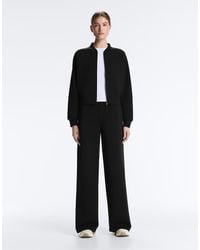Oysho - Straight-leg Striped Trousers With Soft-touch Modal - Lyst