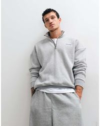 Hollister - Boxy 1/4 Zip Sweatshirt - Lyst