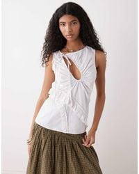 Collusion - Nylon Keyhole Channel Top - Lyst