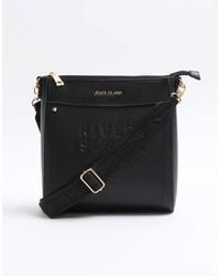 River Island - Ri Embossed Cross Body Bag - Lyst