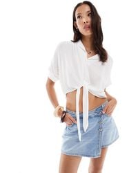 ONLY - – cropped-t-shirt - Lyst