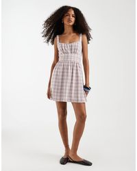 Hollister - Scoop Neck A Line Mini Dress - Lyst