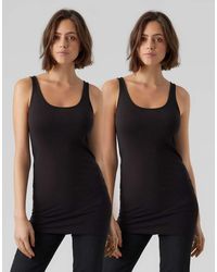 Vero Moda - Maxi Set Van 2 Mouwloze Shackets Met U-Hals - Lyst