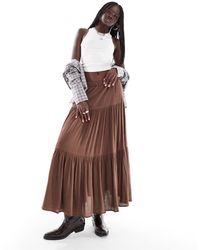 Stradivarius - Boho Maxi Skirt - Lyst