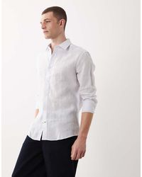 Mango - 100% Linen Long Sleeve Shirt - Lyst