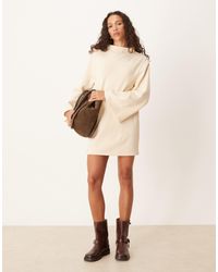 ASOS - Supersoft Wide Sleeve Mini Dress - Lyst