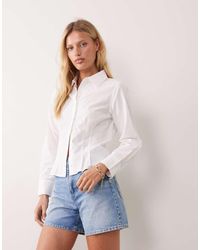 Mango - Teen Cinched Waist Shirt - Lyst