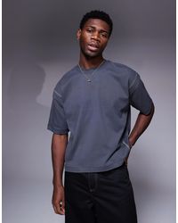 ASOS - Heavyweight Oversized Boxy With Contrast Seam 240gsm - Lyst