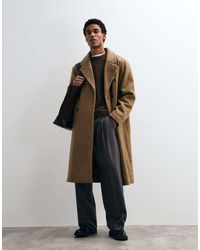 ASOS - Wool Look Oversized Overcoat - Lyst