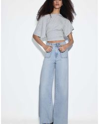 Stradivarius - Straight-fit Jeans With Pockets - Lyst