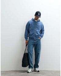 Abercrombie & Fitch - Icon Logo Zip Up Hoodie - Lyst