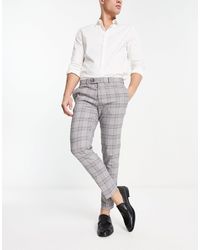 River Island - Tapered Smart Pants - Lyst