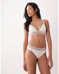 Calvin Klein - Icon cotton modal - string - Lyst