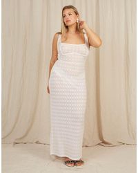 Going Somewhere - Stretch Lace Maxi Dress - Lyst