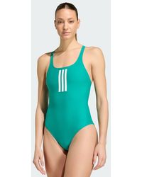 adidas Originals - 3-stripes V-back Swimsuit - Lyst