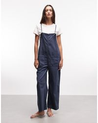 Monki - Cotton Cami Relaxed Fit Jumpsuit - Lyst