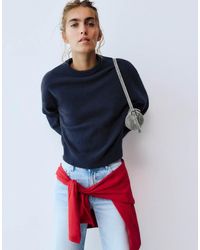 Pull&Bear - Zachte Gebreide Boxy Trui - Lyst