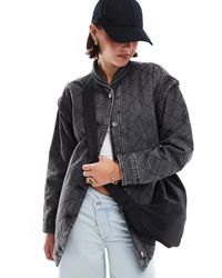 ONLY - – gesteppte jeansjacke - Lyst