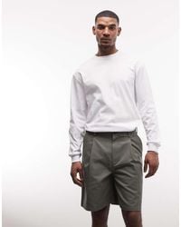 Obey - Dean Pleated Shorts - Lyst