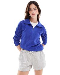 Columbia - Polar Azul Clemátide Con Media Cremallera De Microfelpa Glacial Iv De - Lyst