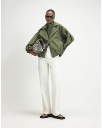 River Island - Double Layer Bubble Hem Jacket - Lyst