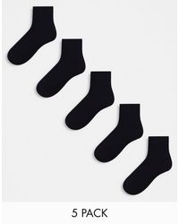 ASOS - – 5er-pack knöchelhohe socken - Lyst