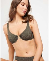 Tezenis - Crinkle Dune Balconette Bikini Top - Lyst