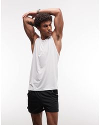4505 - Retro 3" Mesh Sprinter Shorts With Piping And Zip Pockets - Lyst