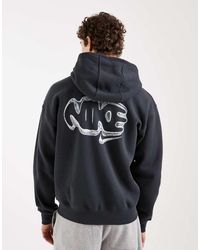 Nike - Hoodie Met Bubbelprint Op De Achterkant En Rits - Lyst