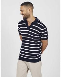 Brave Soul - Collared Jacquared Polo Shirt - Lyst