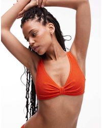 & Other Stories - Crinkle Triangle Knot Bikini Top - Lyst