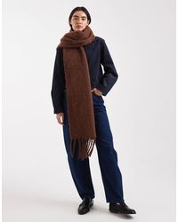 Threadbare - Écharpe couverture chunky - marron chocolat - Lyst