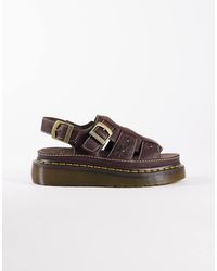 Dr. Martens - Wrenlie Floral Embossed Sandal - Lyst