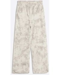 Bershka - Technical Print Parachute Trousers - Lyst