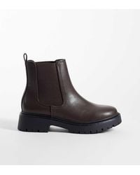 London Rebel - Regina Chunky Chelsea Boots - Lyst