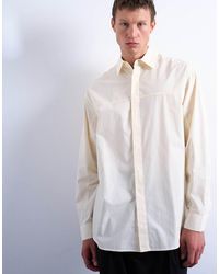TOPMAN - Net Overhemd Met Oversized Pasvorm - Lyst