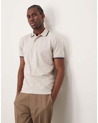 SELECTED - Poloshirt Met Een Gekleurd Randje - Lyst