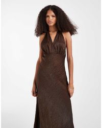 strapless open back dress Leather Oversized Belted Blazer Dress - Black main image 1
