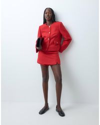 ASOS - Tailo Boucle Pelmet Mini Skort - Lyst