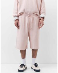 Pull&Bear - Stwd - bermuda molletonné - Lyst