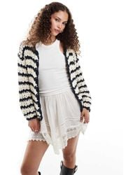 Bailey Rose - Chunky Knit Open Cardigan - Lyst