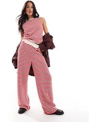 ASOS - Knitted Wide Leg Trouser Co-ord - Lyst