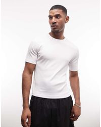 Weekday - Slim Fit Rib T-Shirt - Lyst