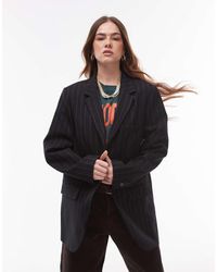 TOPSHOP - High Break Tailored Blazer - Lyst