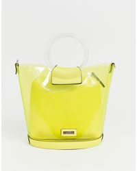 aldo neon green bag