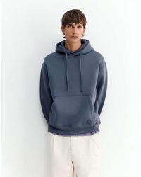 Pull&Bear - Basic Hooded Sweatshirt - Lyst