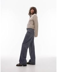TOPSHOP - Ember Low Rise Straight Leg Jean - Lyst