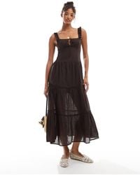 Cotton On - Cotton On Skye Corset Detail Maxi Dress - Lyst